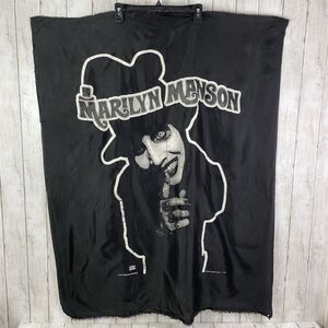 MARILYN MANSON 1997 Smells Like Children BANNER Wall Hanging 37x45 - Vintage